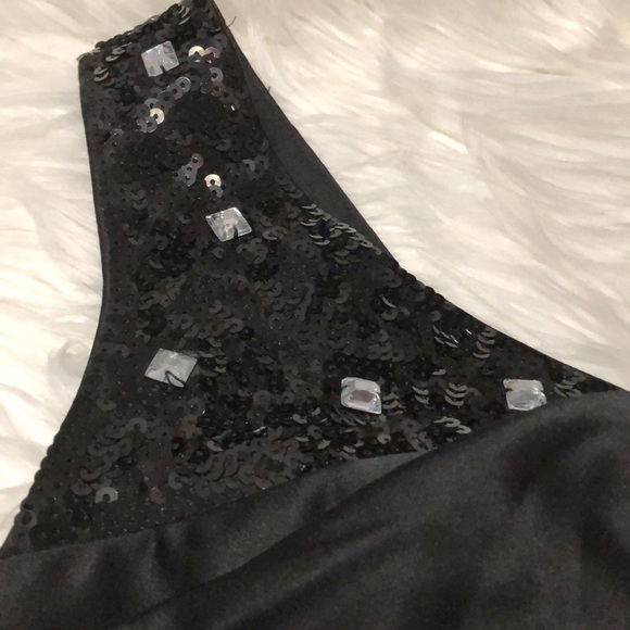 Db studio black one shoulder black dress size 2 - Picture 6 of 8